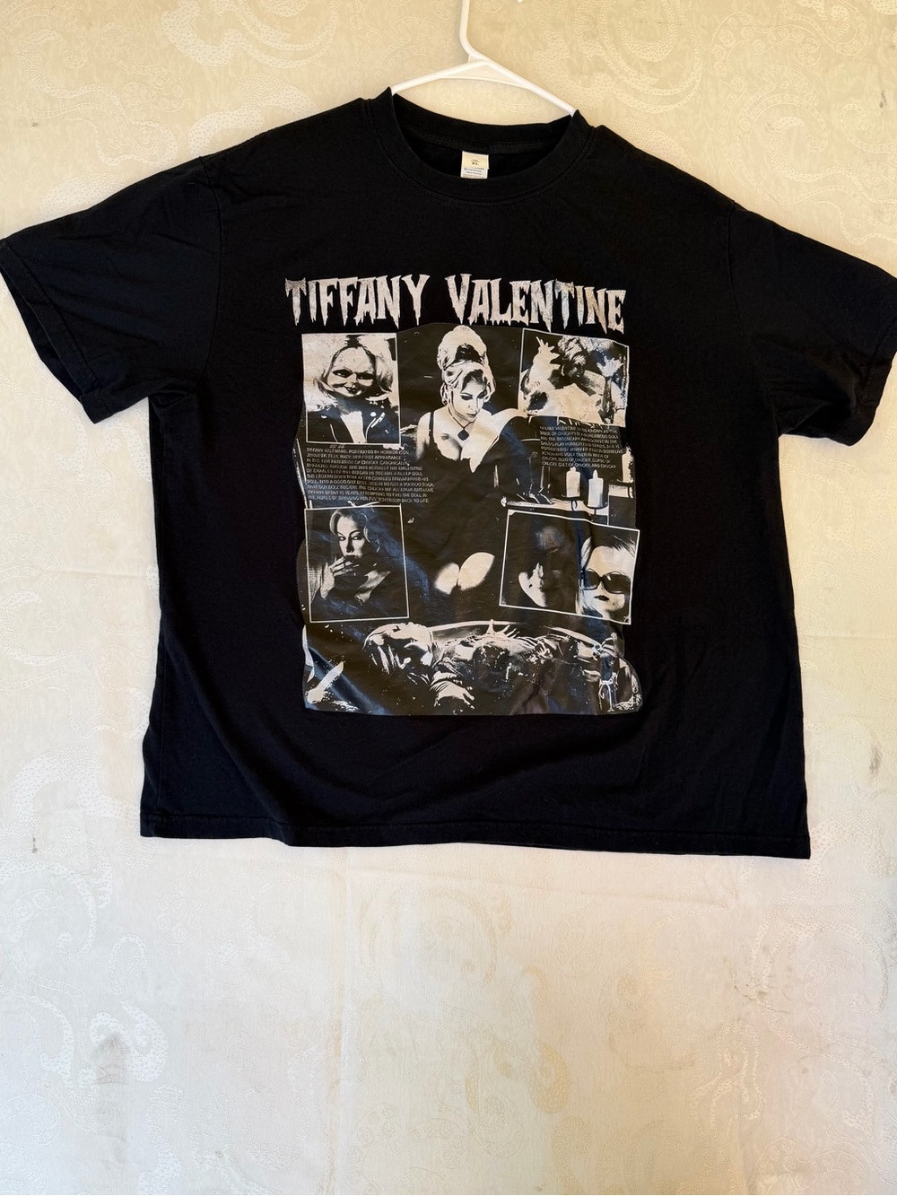 Tiffany Valentine Graphic Short Sleeve Tee - Black